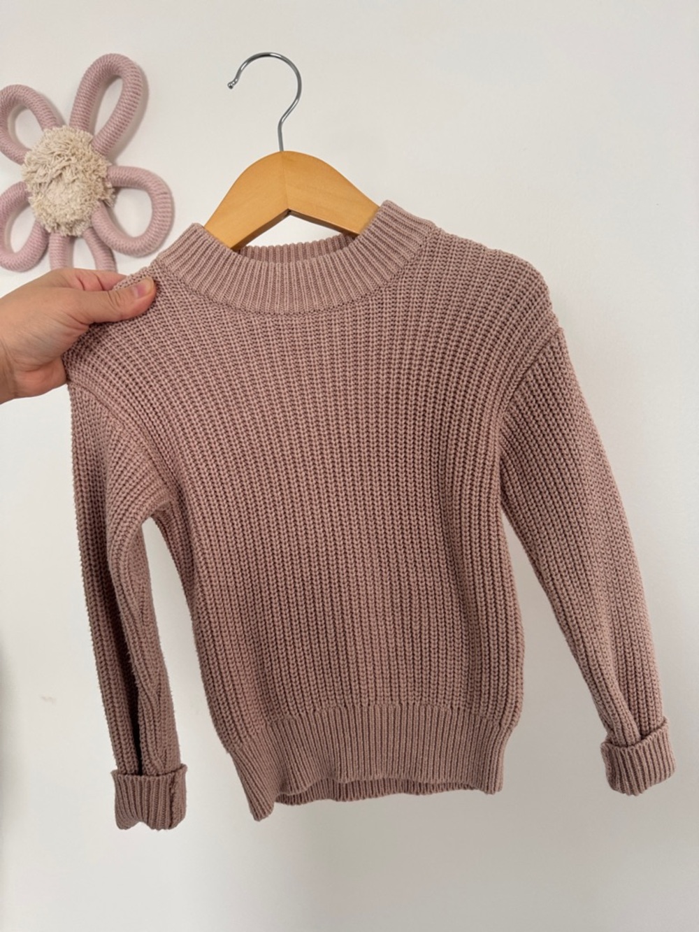 Jamie Kay Dusty Pink Morgan Sweatshirt Jumpsuit